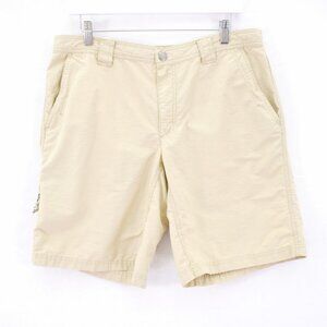 Columbia Cargo Tan Shorts Cotton Nylon 34‎ / 9.5 Low Rise